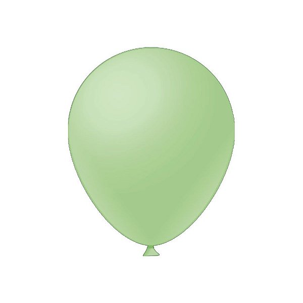 Balão de Festa Látex Liso - Verde Limão - Festball - Rizzo