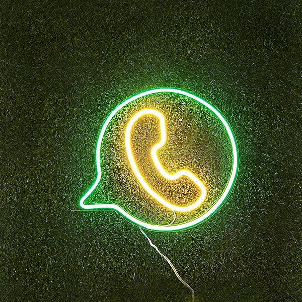Painel Led Neon - Whatsapp - 1 unidade - Rizzo