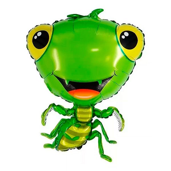 Balão de Festa Metalizado 53'' 71cm - Louva-a-deus - 1 unidade - Rizzo