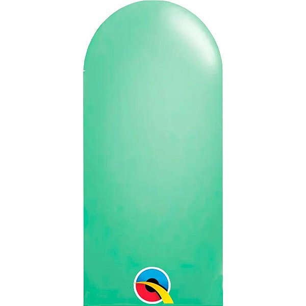 Balão de Festa Canudo - Wintergreen (Verde Inverno) - 350" - Qualatex - Rizzo