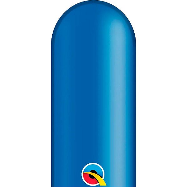 Balão de Festa Canudo - Sapphire Blue (Azul Safira) - 350" - Qualatex - Rizzo
