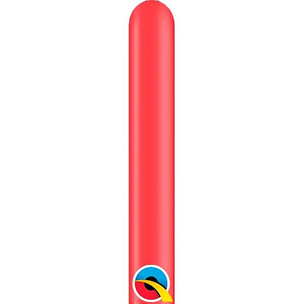 Balão de Festa Canudo - Red (Vermelho) - 160" - Qualatex - Rizzo