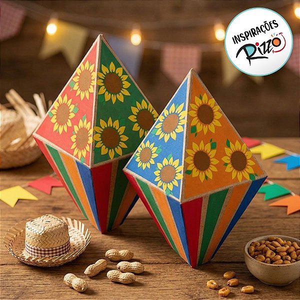 Balão de Festa Junina M - Sertão - 5 unidades - Festcolor - Rizzo