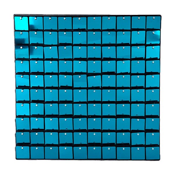 Painel Metalizado Shimmer Wall - Azul - 30cm x 30cm - 1 unidade