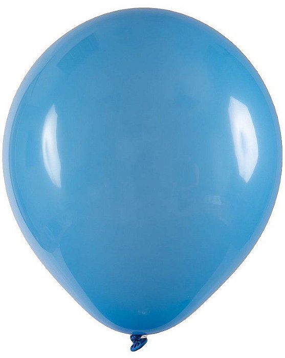 Balão de Festa Redondo Big Balão 25" - Azul Celeste - 01 Unidade - Art-Latex - Rizzo