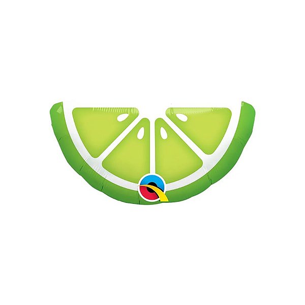 Balão de Festa Microfoil 14" 35cm - Fatia de Limão - 1 unidade - Qualatex Outlet - Rizzo