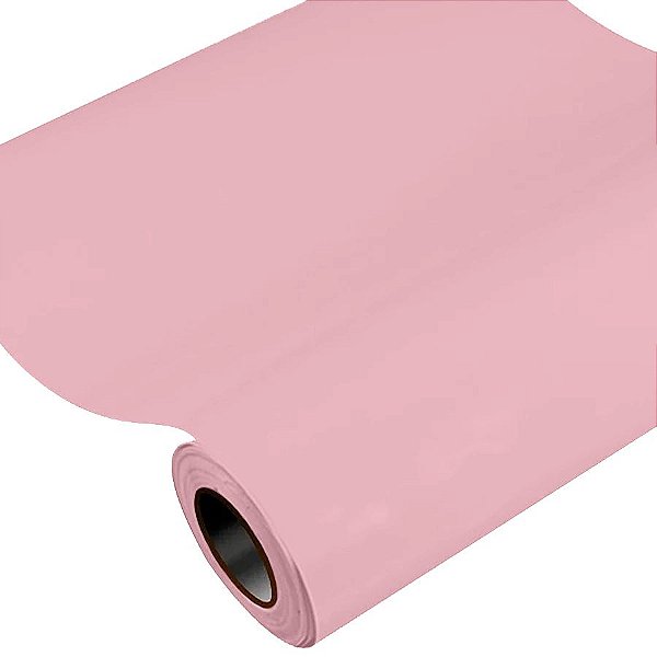Vinil Adesivo 30cmx25m - Rosa Bêbe - 1 unidade - Rizzo