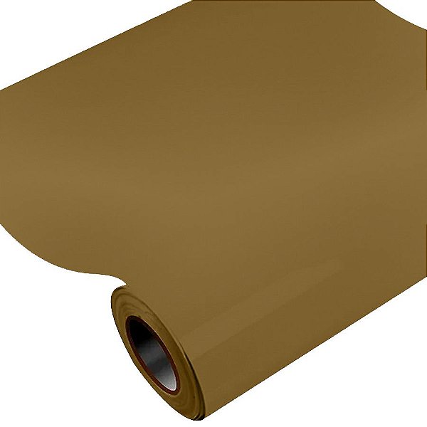 Vinil Adesivo 30cmx25m - Dourado - 1 unidade - Rizzo