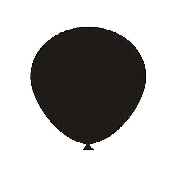 Balão de Festa Látex Big - Preto  - 1 unidade - FestBall - Rizzo