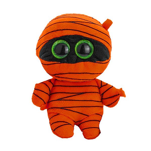 Pelúcia Mini Múmia Laranja 18 cm - Halloween - 1 unidade - Rizzo