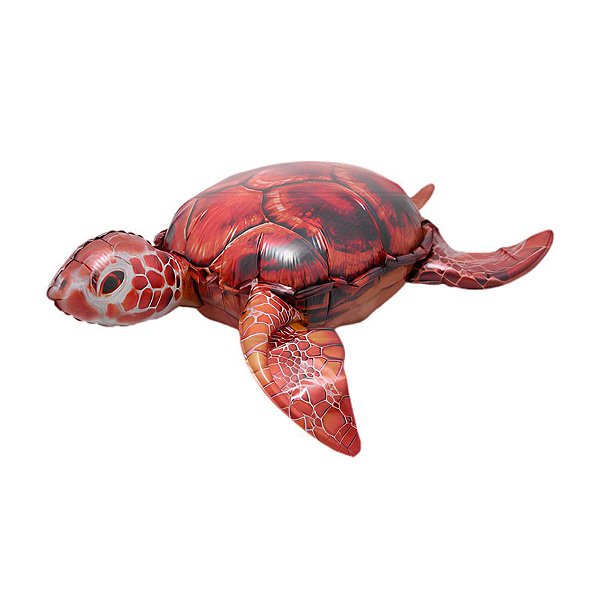 Balão de Festa Metalizado 35" 90cm - Tartaruga  - 1 unidade - Rizzo