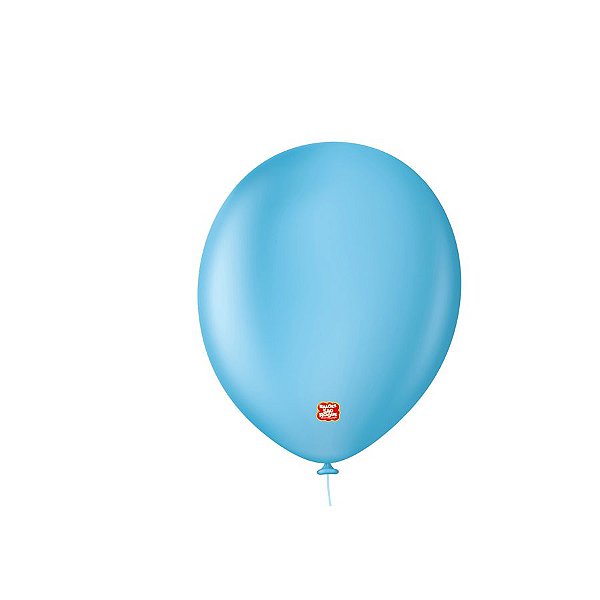 Balão Profissional Premium Uniq 11''27cm - Azul Light - 25 unidades - Balões São Roque - Rizzo