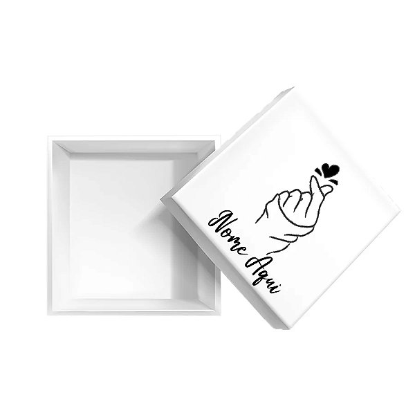 Caixa Cubo Personalizado De Dia dos Namorados - Sarang - 1 unidade - Rizzo