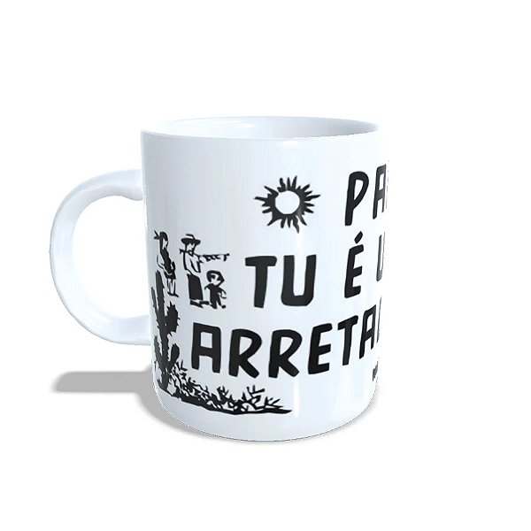 Caneca de Porcelana Painho Arretado - 1 unidade - Rizzo