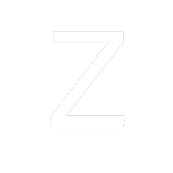 Transfer - Letra Z - Branco - 1 unidade - Rizzo