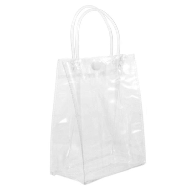 Sacola Transparente Botão - 23x11x33cm - 1 unidade - Rizzo - Rizzo