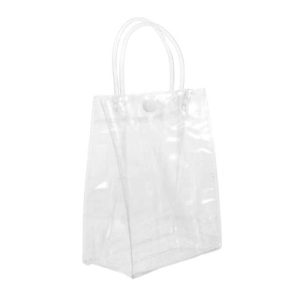 Sacola Transparente Botão - 24x9x28cm - 1 unidade - Rizzo - Rizzo