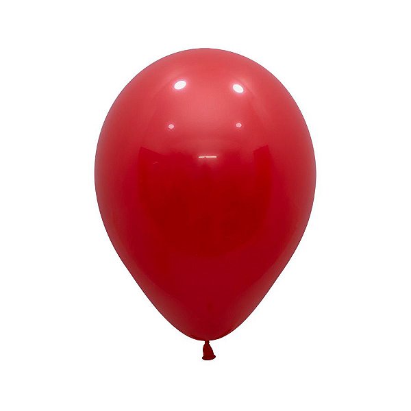 Balão de Festa Latéx Fashion - Vermelho Imperial (Cor: 016) - Sempertex - Rizzo