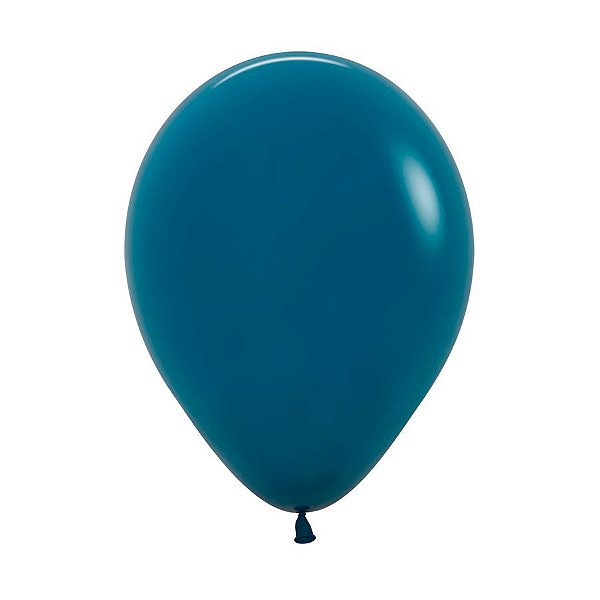 Balão de Festa Latéx Fashion - Turquesa Profundo (Cor: 035) - Sempertex - Rizzo