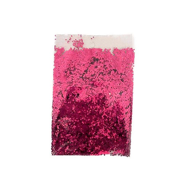 Confete Mini Bolinha Metalizado 15g - Pink - Double Face - 1 unidade - Rizzo
