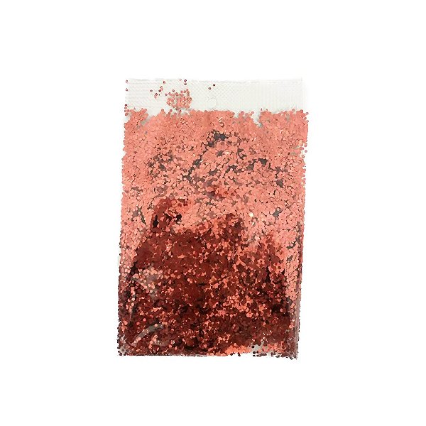 Confete Mini Bolinha Metalizado 15g - Rose - Double Face - 1 unidade - Rizzo