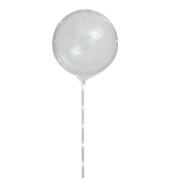 Balão Bubble LED Branco 35cm em Atacado - 50 unidades - Cromus - Rizzo