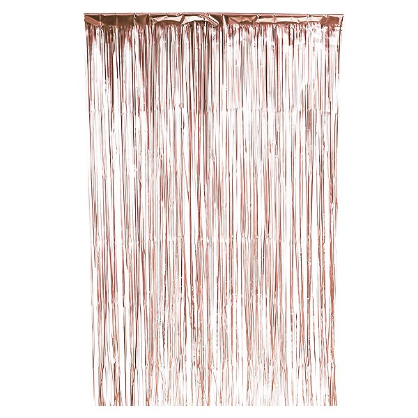 Cortina Decorativa Metalizada Cobre Fosca 1x2m - 1 unidade - Rizzo