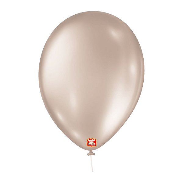 Balão de Festa Metallic - Marfim Pérola - 25 unidades - Balões São Roque - Rizzo