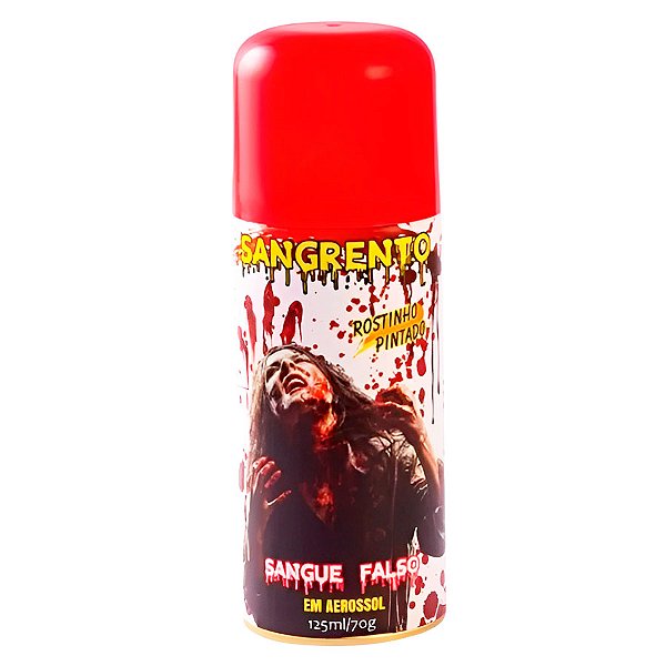 Sangue Falso Artificial para Maquiagem em Spray - 125ml - 1 unidade - Rizzo