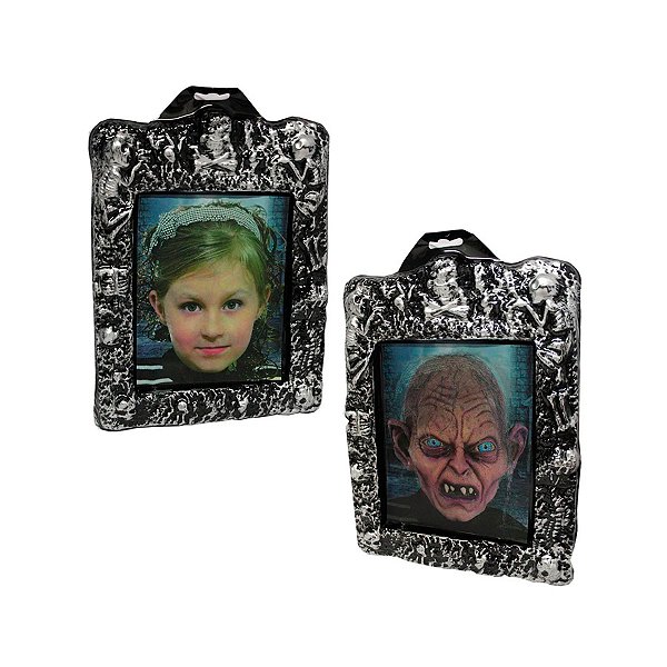 Enfeite Decorativo de Halloween - Quadro Holográfico - 1 unidade - Rizzo