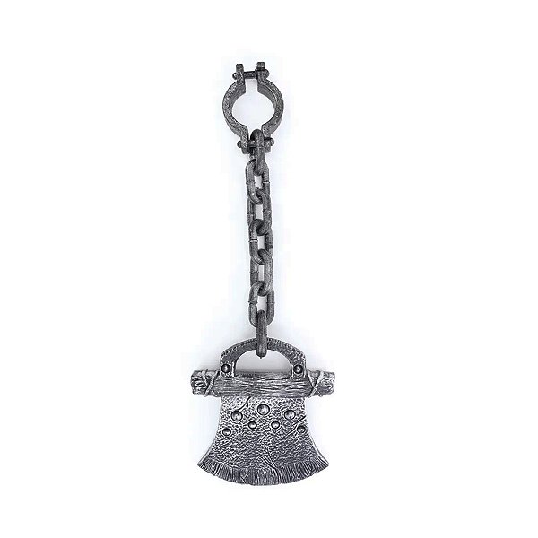 Enfeite Decorativo Halloween - Corrente com Machado - 74x24cm - 1 unidade - Cromus - Rizzo