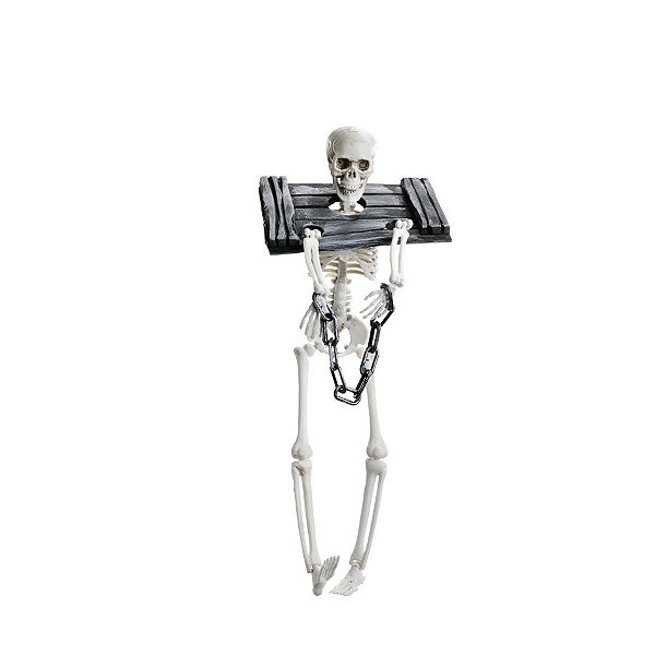 Enfeite Decorativo Halloween - Caveira Baltasar - 1 unidade - Cromus  - Rizzo