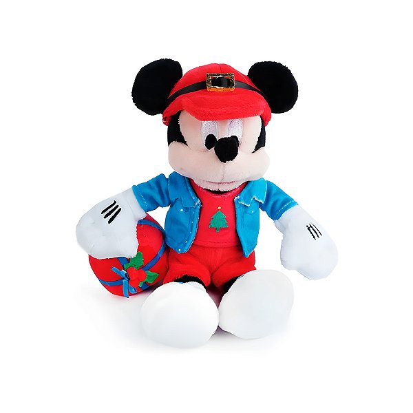 Pelúcia Mickey com Caixa de Presente - 32cm - Disney Original - 1 unidade - Cromus - Rizzo