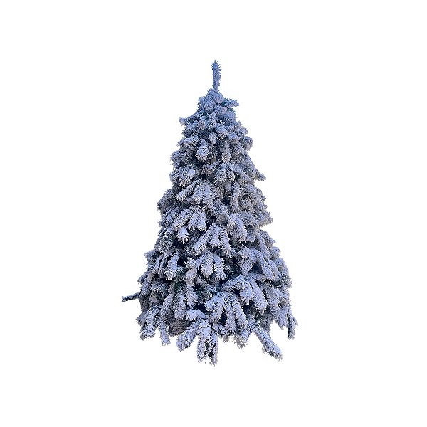 Árvore de Natal Modelo Cardamomo Nevada - 897 Galhos - 2,10m - Ref. RZO388 - 1 unidade - Rizzo