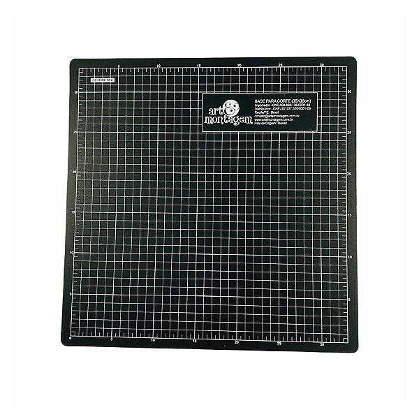 Base para Corte Scrap Preta - 35x35cm - 1 unidade - Art Montagem - Rizzo