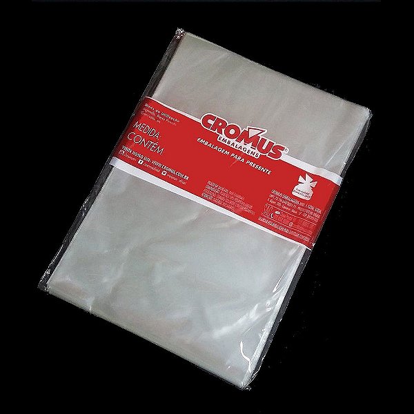 Saco Transparente - 10x14cm - 050280 - 100 unidades - Cromus