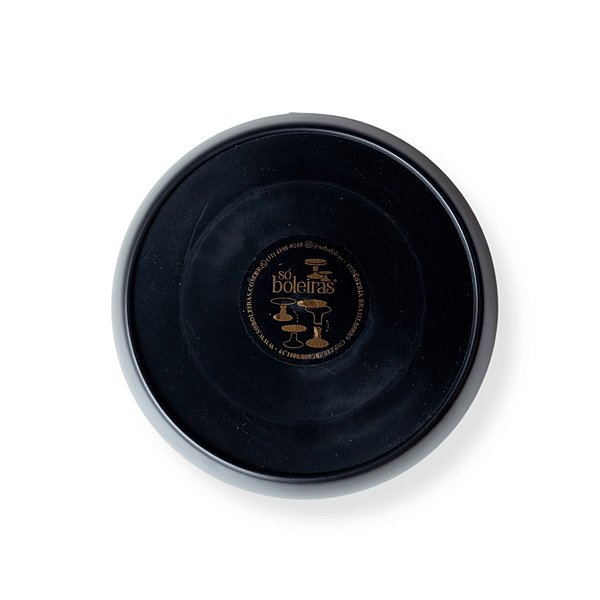 Tampo Cogumelo Fosco - 210mm - Preto - 1 unidade - Só Boleiras - Rizzo