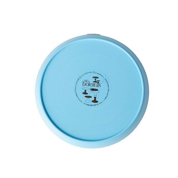 Tampo Cogumelo Fosco - 210mm - Azul Bebê - 1 unidade - Só Boleiras - Rizzo
