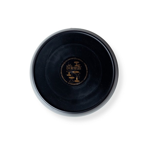 Tampo Cogumelo Fosco - 170mm - Preto - 1 unidade - Só Boleiras - Rizzo