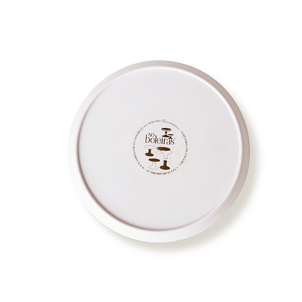 Tampo Cogumelo Fosco - 170mm - Off White - 1 unidade - Só Boleiras - Rizzo
