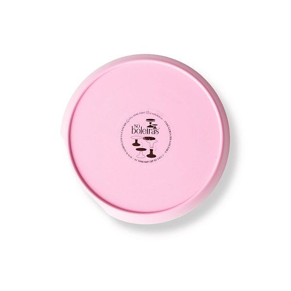 Tampo Cogumelo Fosco - 130mm - Rosa Bebê - 1 unidade - Só Boleiras - Rizzo