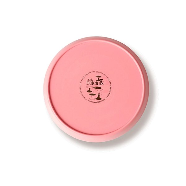 Tampo Cogumelo Fosco - 130mm - Rosê - 1 unidade - Só Boleiras - Rizzo