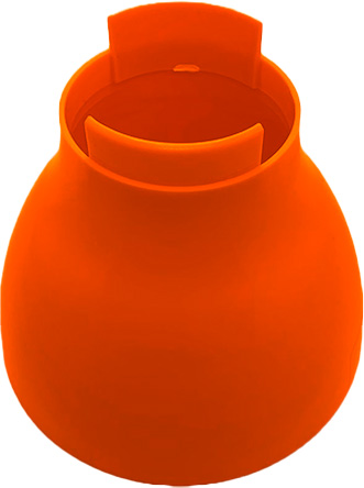 Pé Cogumelo - 150 - Papaya - 1 unidade - Só Boleiras - Rizzo