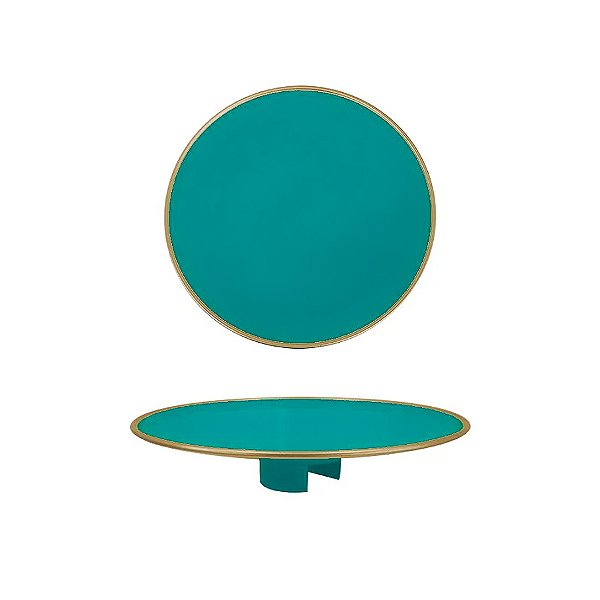 Tampo Boleira - Verde Esmeralda Filete - Só Boleiras - Rizzo Balões
