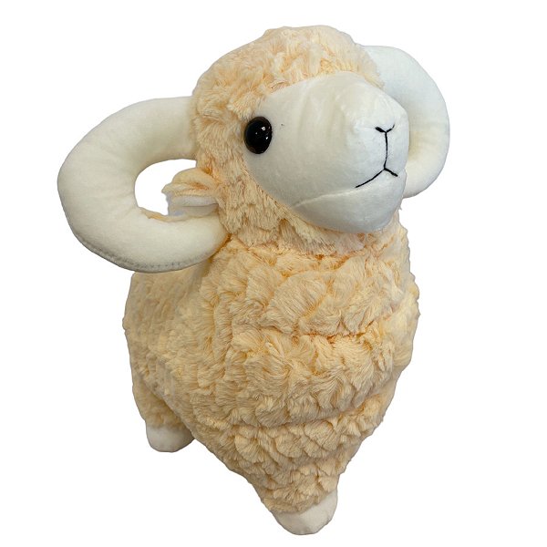 Carneiro de Pelúcia - Amarelo - 35cm - 1 unidade - Rizzo