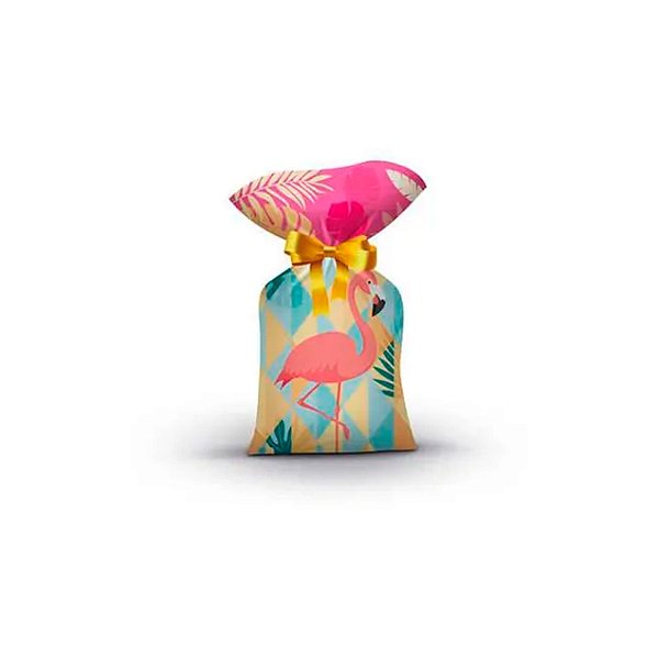 Sacola Surpresa - Flamingo - 8 unidades - Junco - Rizzo