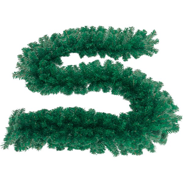Festão de Natal Verde - 320 galhos - 270cm - Ref. RZO407 - 1 unidade - Rizzo