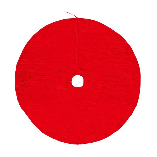 Saia Para Árvore de Natal - Vermelho - 120cm  - 1 unidade - Cromus - Rizzo
