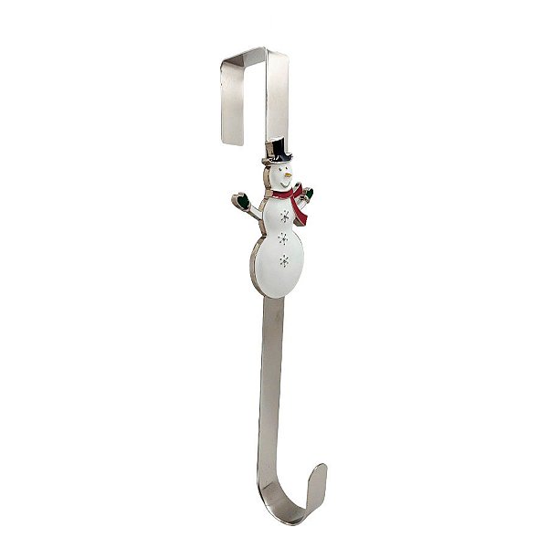 Suporte de Guirlanda  Boneco de Neve - 37cm - 1 unidade - Rizzo
