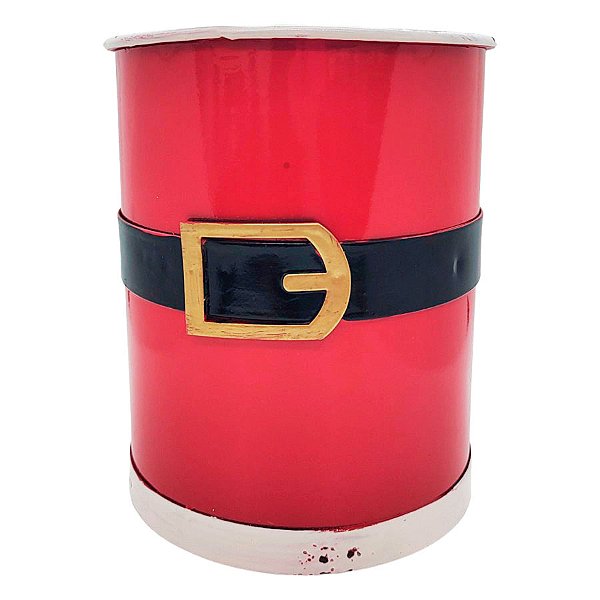 Enfeite de Natal - Lata Rústica Roupa Noel - 15x18cm - 1 unidade - Rizzo